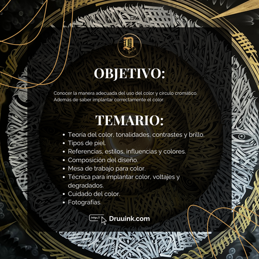 🎨 Curso Intensivo de Color en Tatuaje