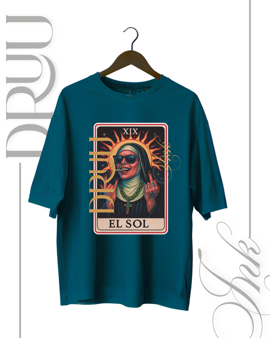 Playera tipo Oversize – Monja Rebelde “El Sol”