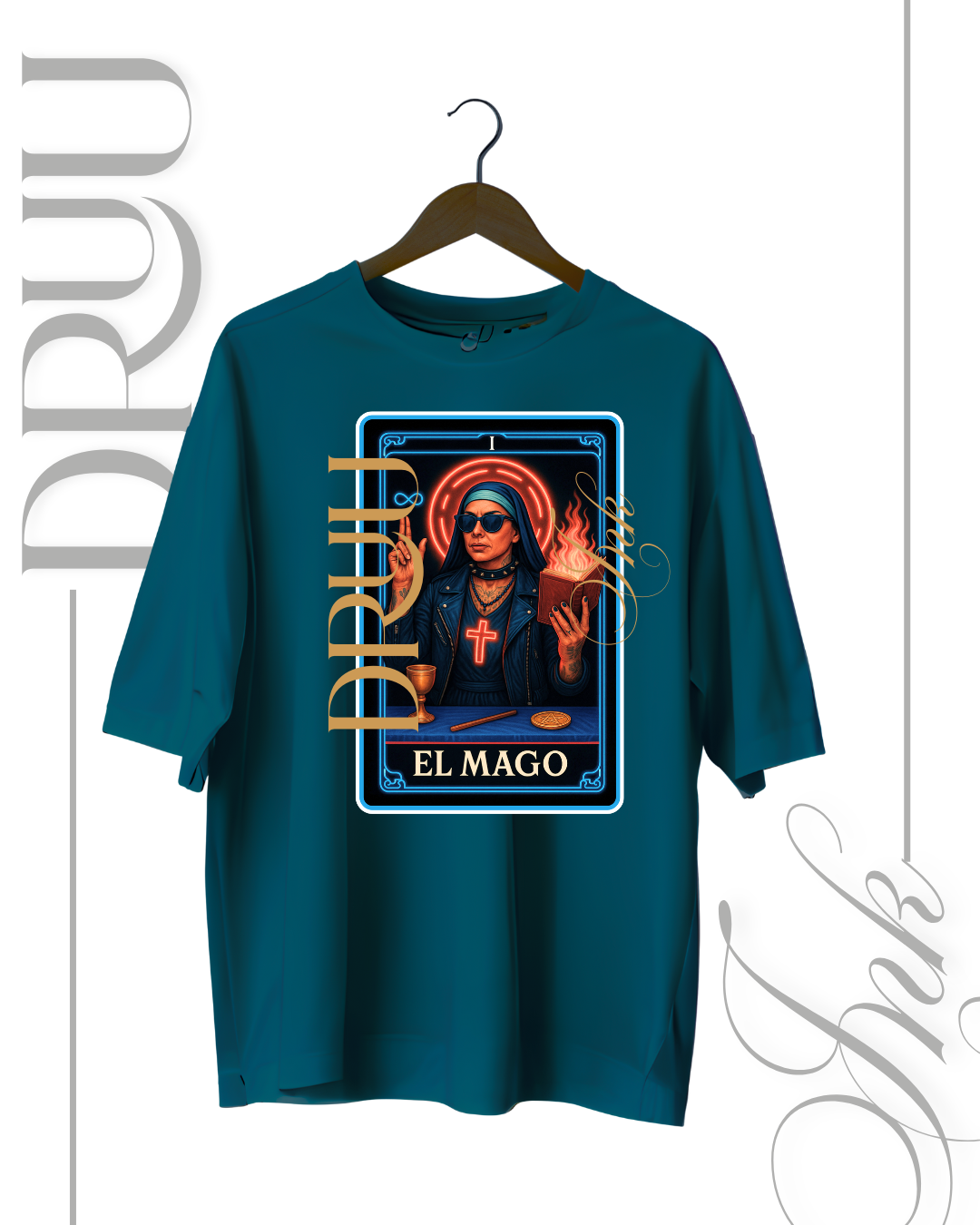Playera tipo Oversize – Monja Rebelde “El Mago Bis”