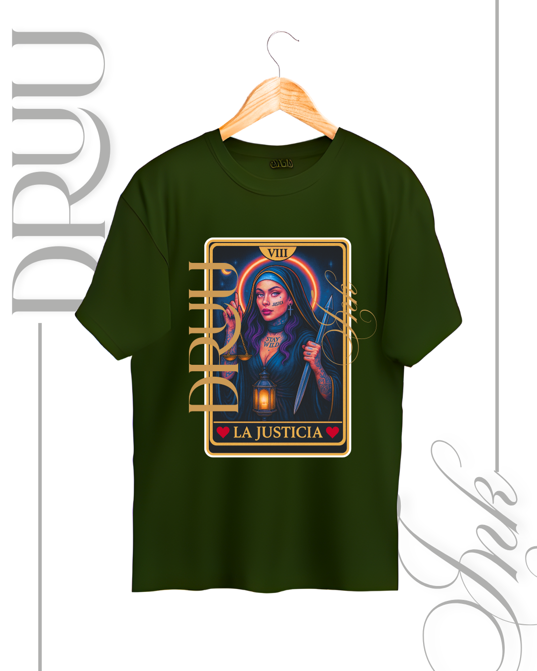 Playera tipo Oversize – Monja Rebelde “La Justicia”