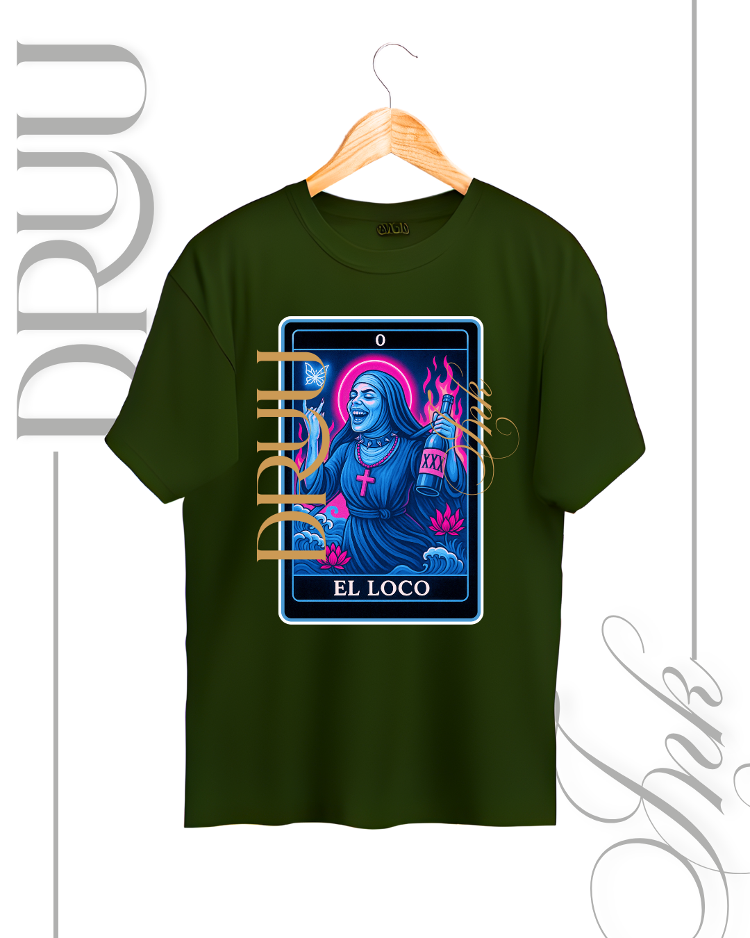 Playera tipo Oversize – Monja Rebelde “El Loco”