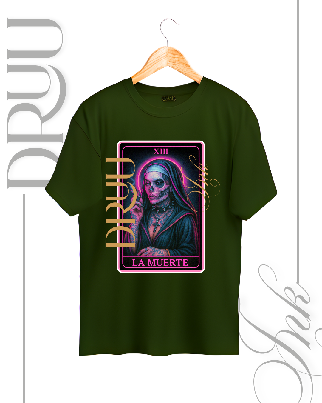 Playera tipo Oversize – Monja Rebelde “La Muerte Bis”