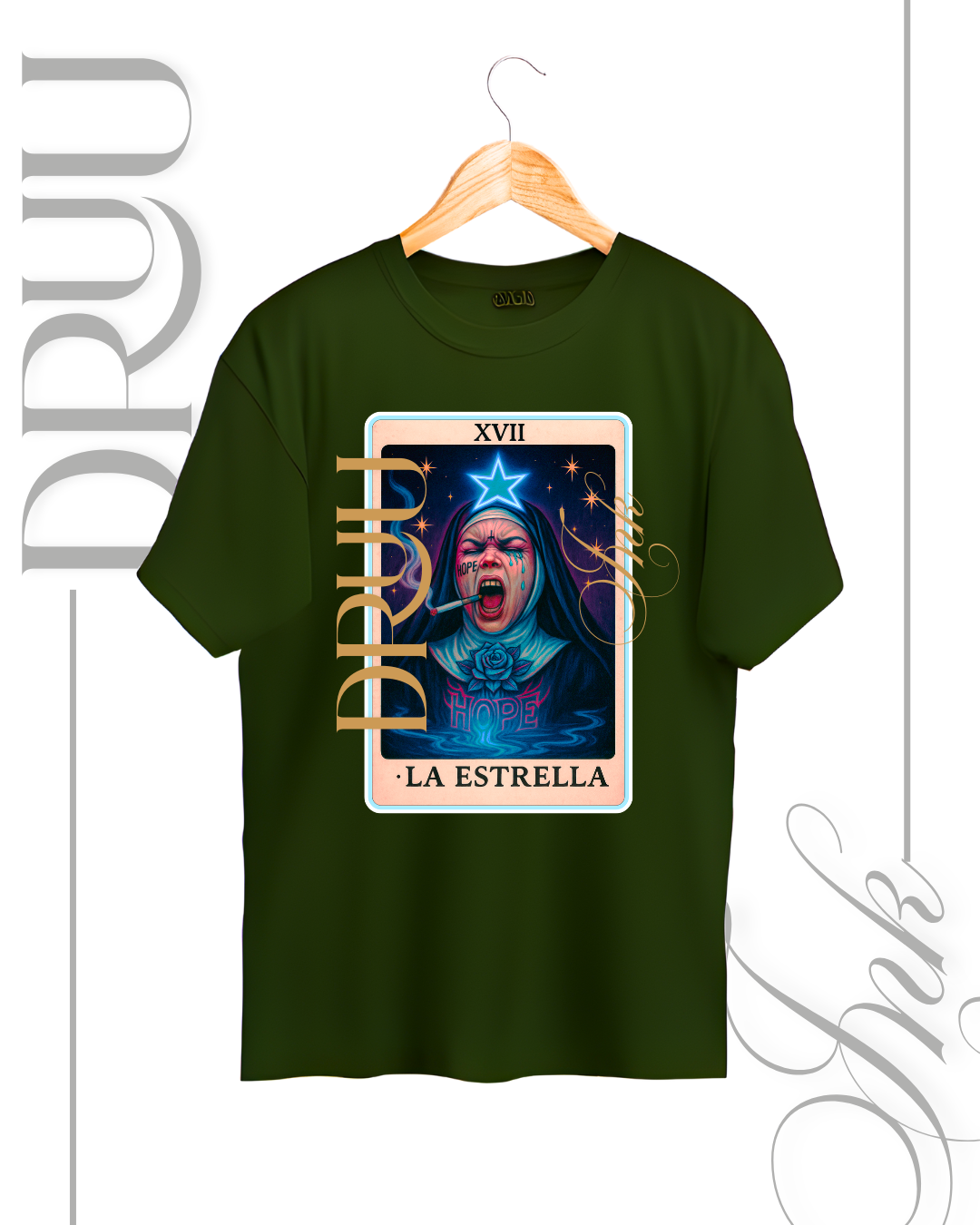 Playera tipo Oversize – Monja Rebelde “La Estrella”