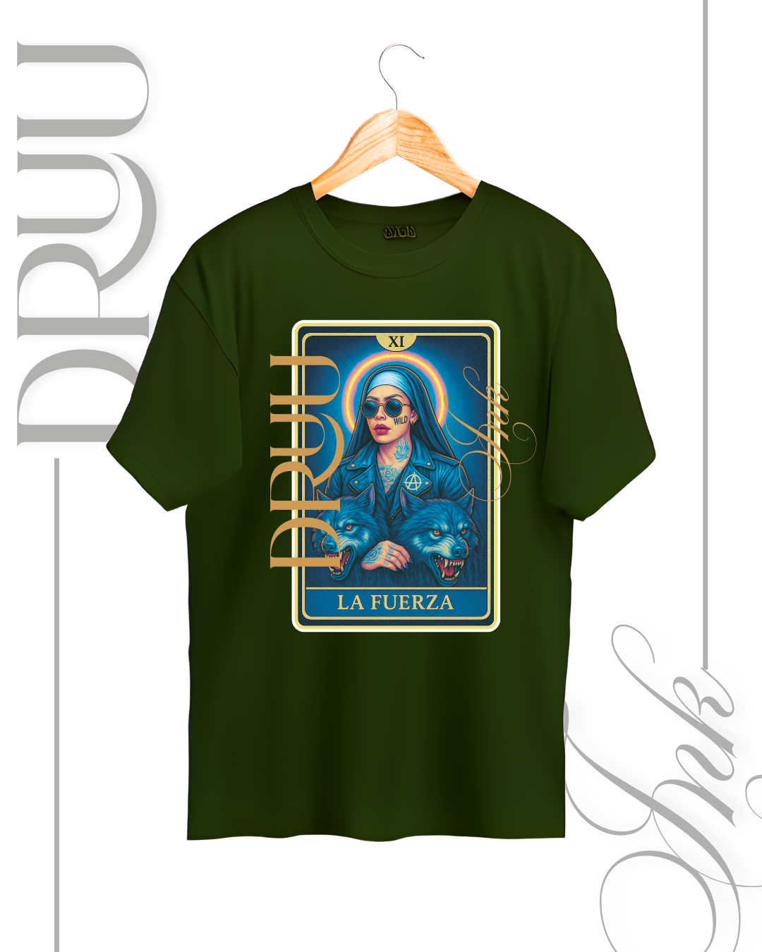 Playera tipo Oversize – Monja Rebelde “La Fuerza”