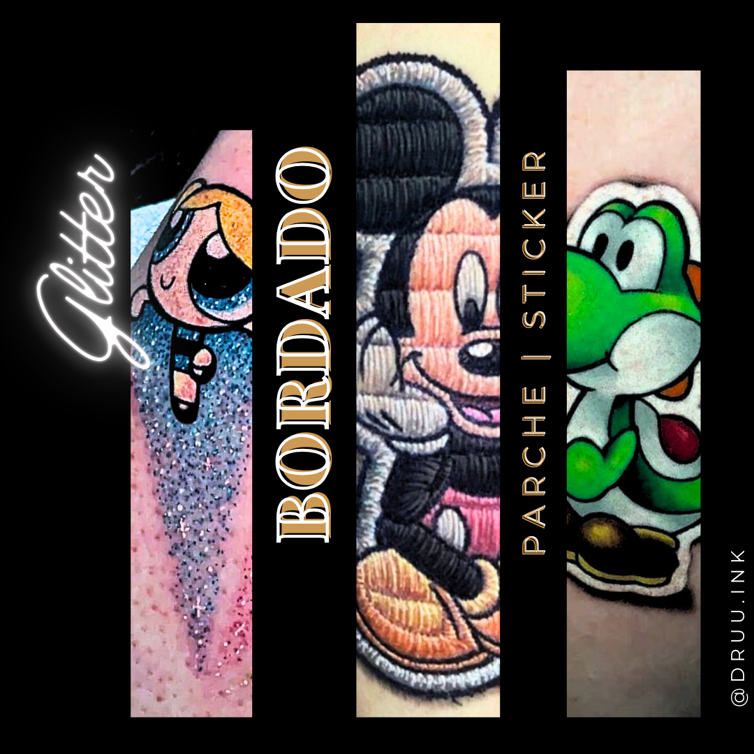 Curso de 3 estilos en 1 *Glitter, Sticker y Bordado*