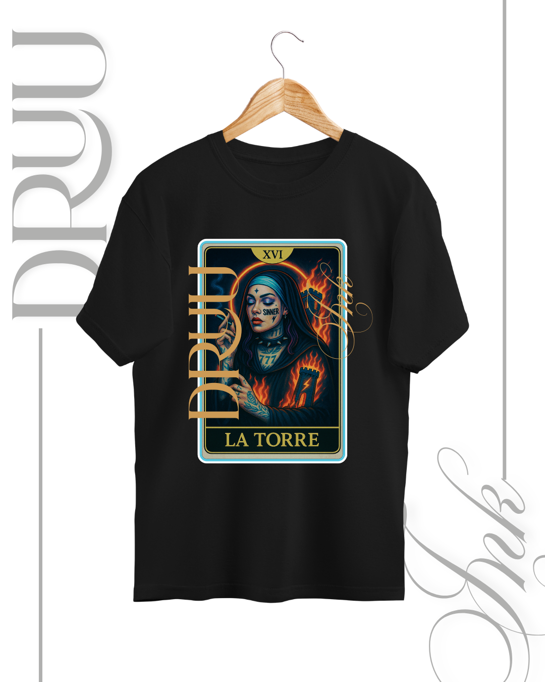 Playera tipo Oversize – Monja Rebelde “La Torre bis”