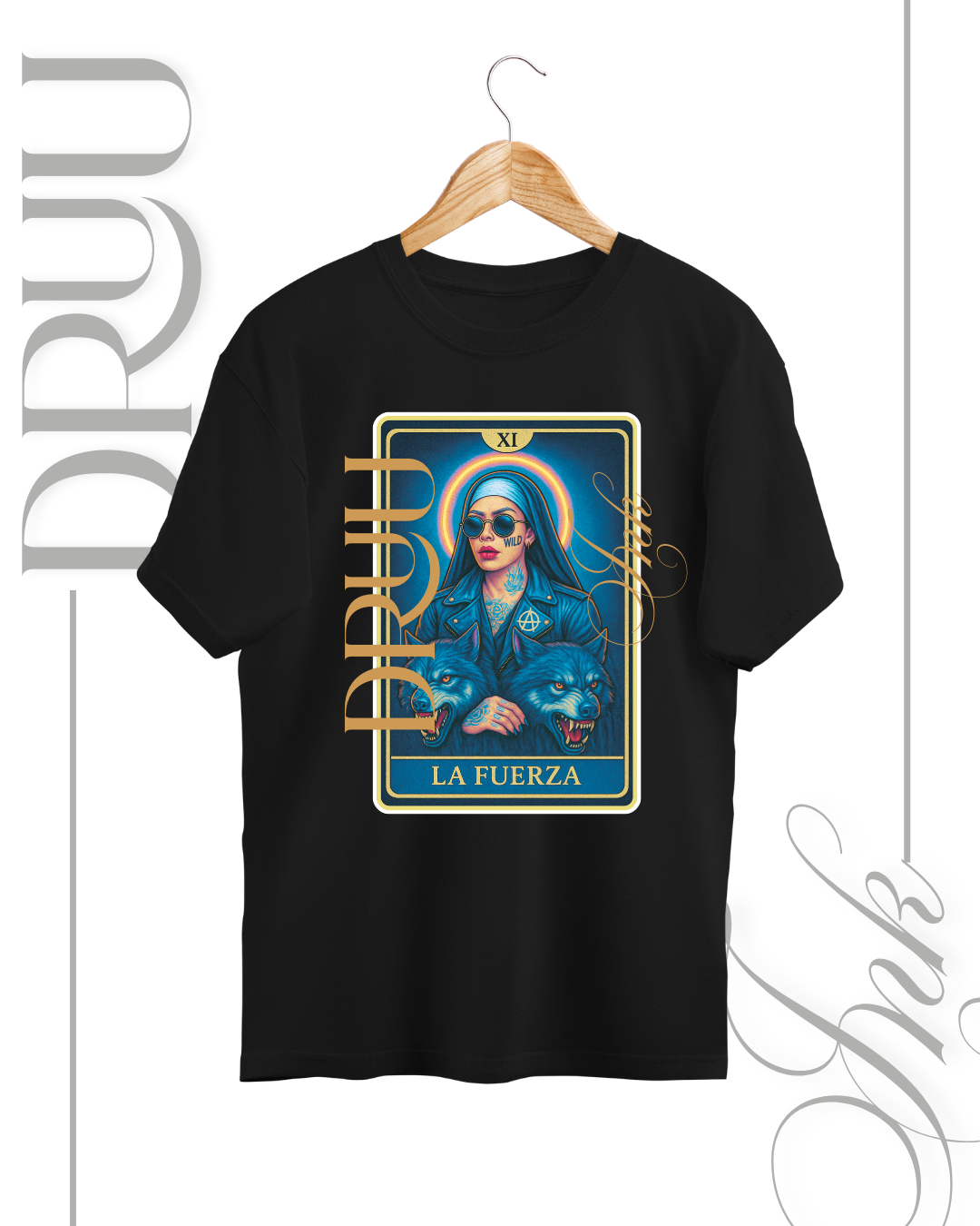 Playera tipo Oversize – Monja Rebelde “La Fuerza”
