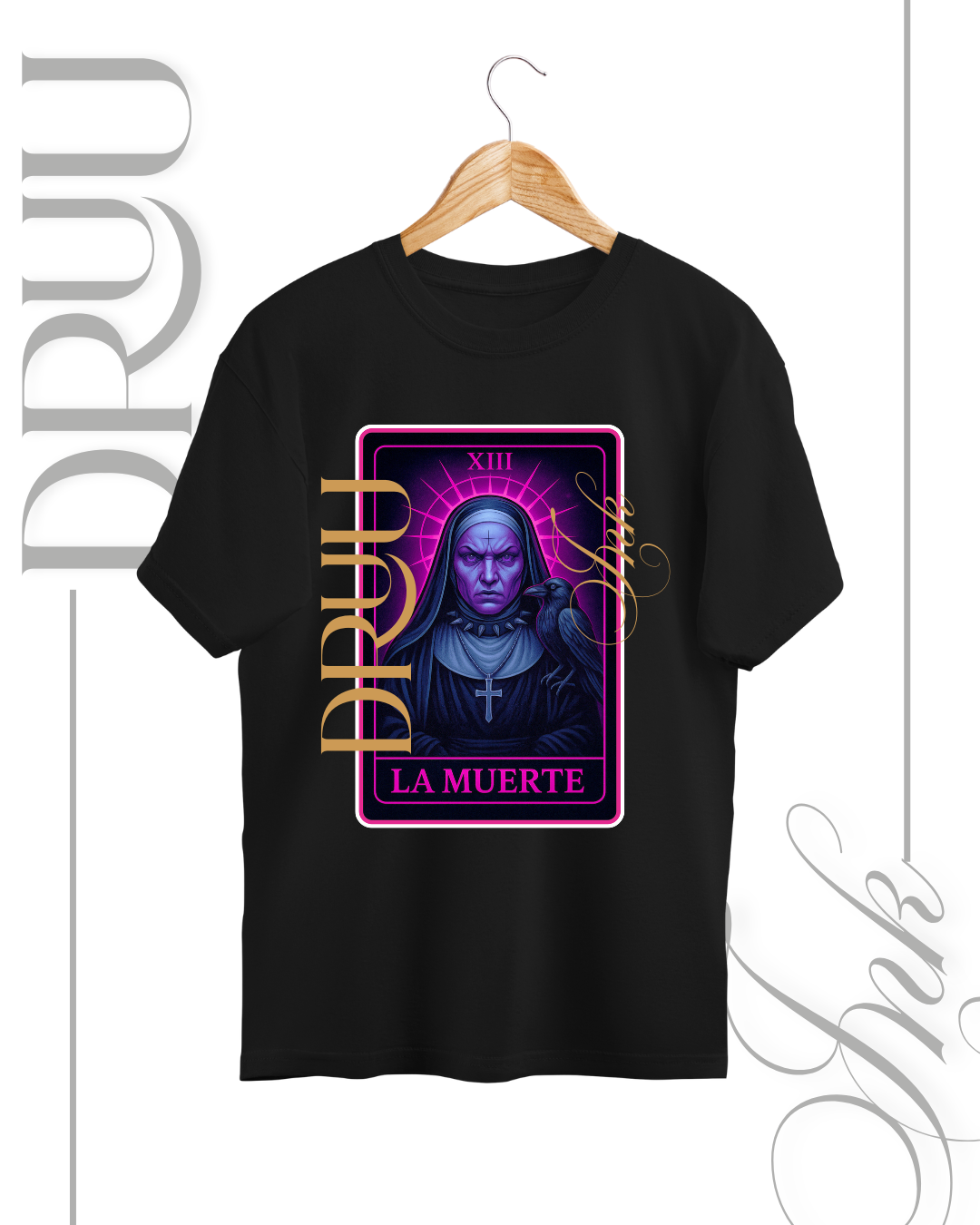 Playera tipo Oversize – Monja Rebelde “La Muerte”
