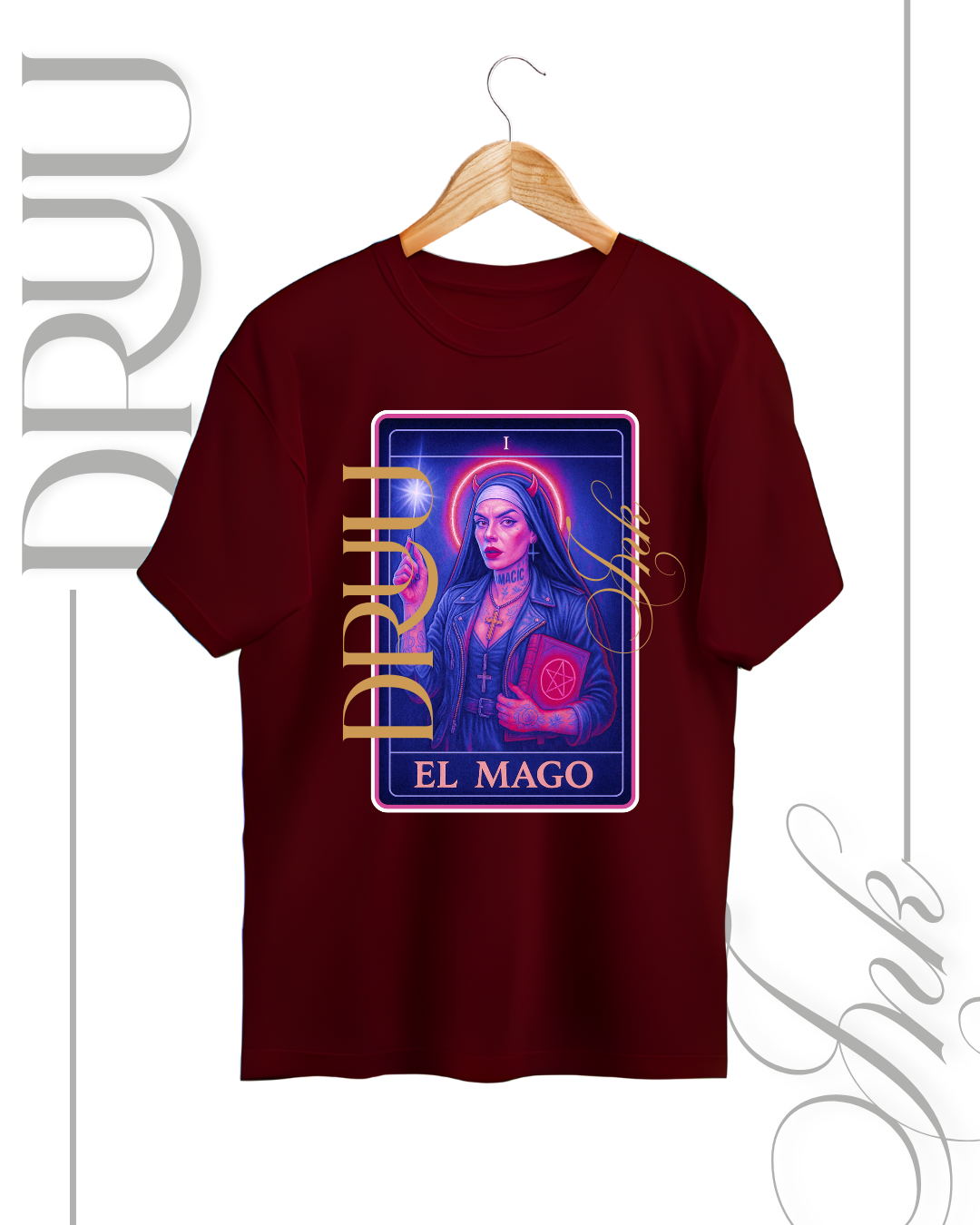 Playera tipo Oversize – Monja Rebelde “El Mago”