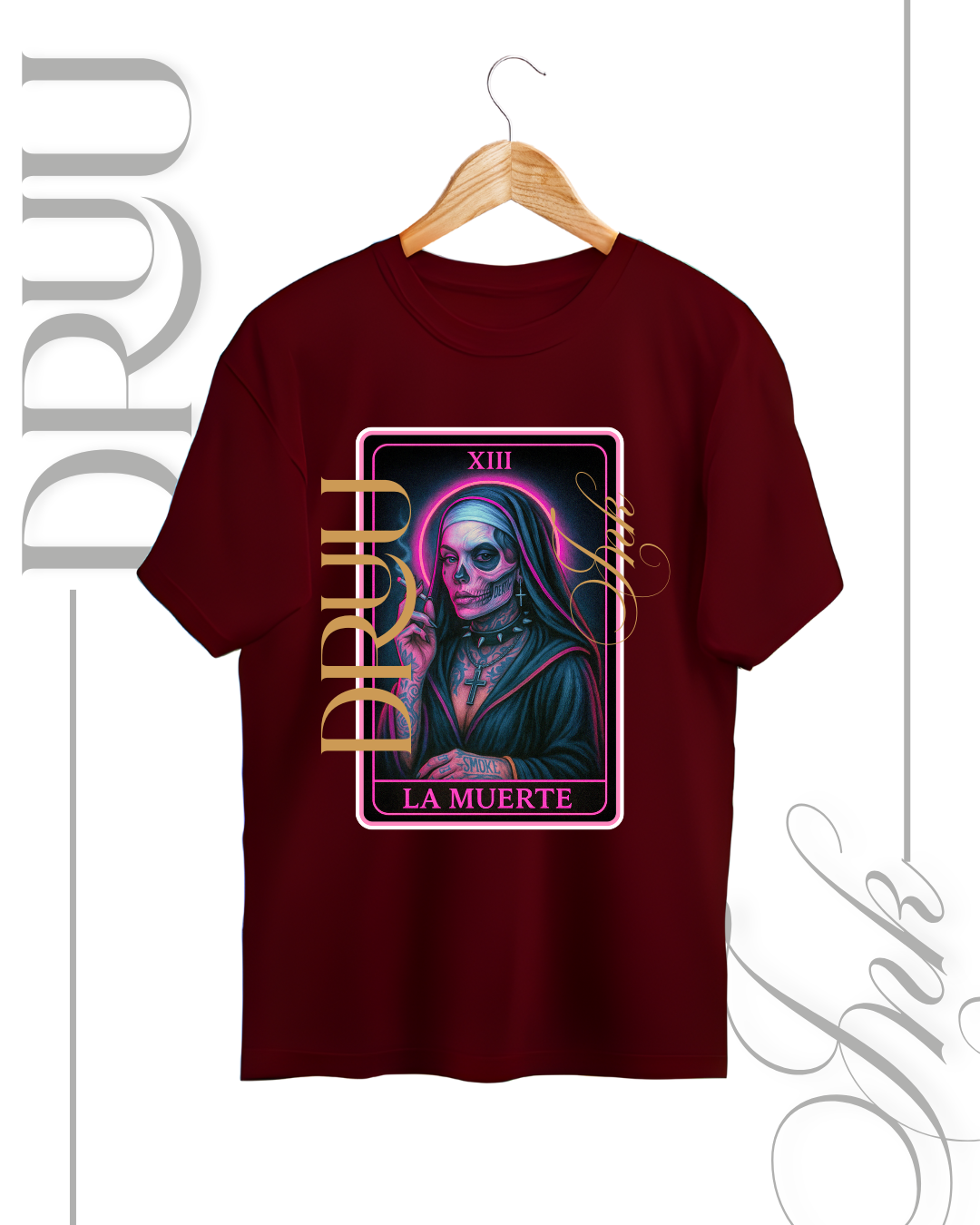 Playera tipo Oversize – Monja Rebelde “La Muerte Bis”
