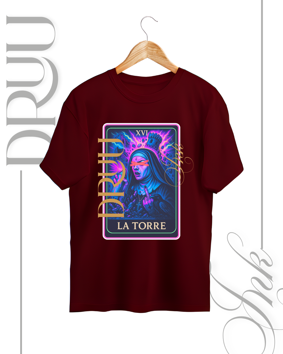 Playera tipo Oversize – Monja Rebelde “La Torre”