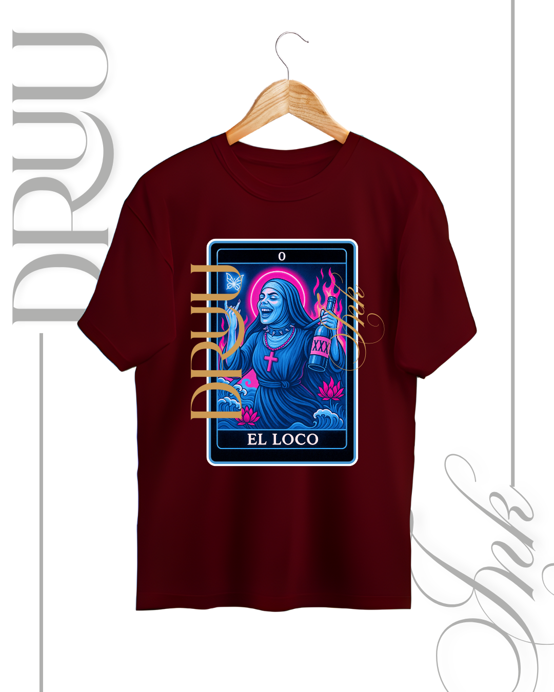 Playera tipo Oversize – Monja Rebelde “El Loco”