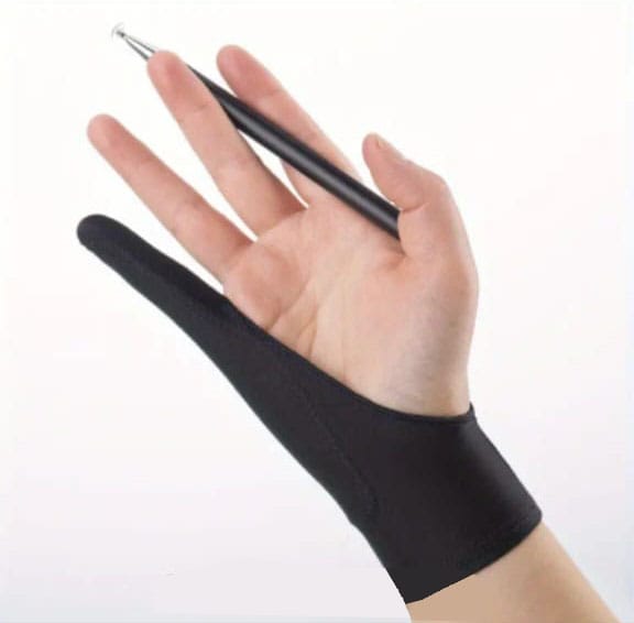 Guantes para dibujo o diseño digital en tablet.