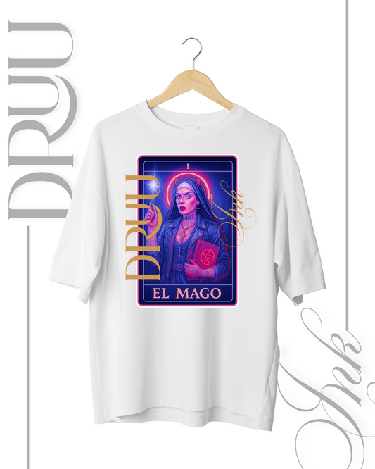 Playera tipo Oversize – Monja Rebelde “El Mago”