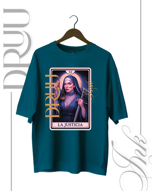 Playera tipo Oversize – Monja Rebelde “La Justicia Bis”