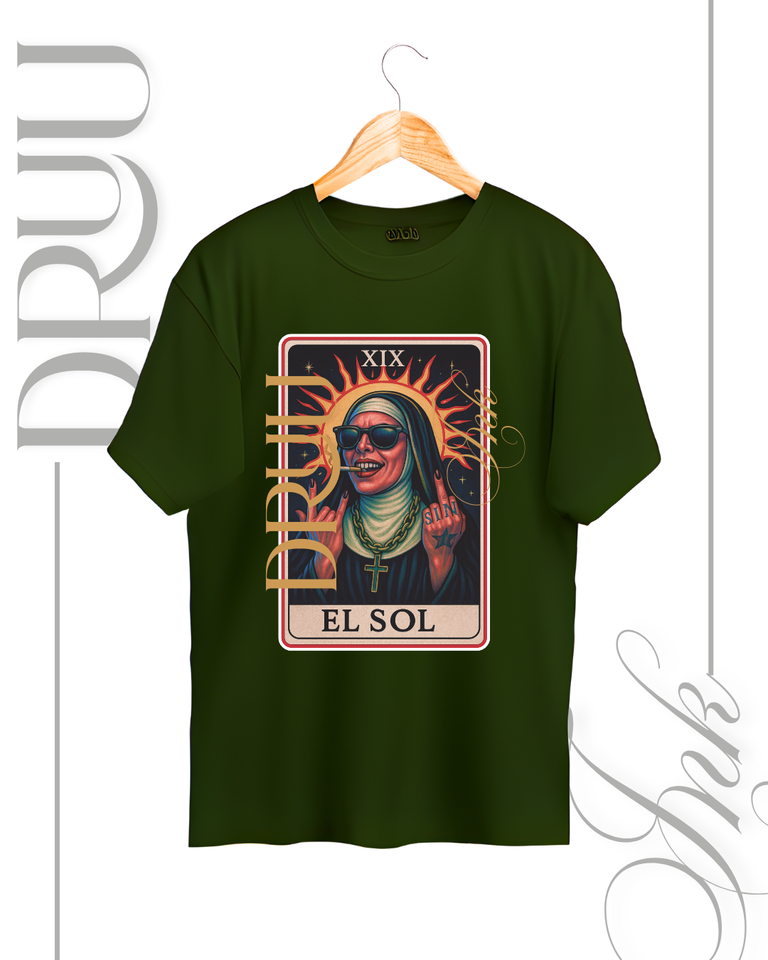 Playera tipo Oversize – Monja Rebelde “El Sol”