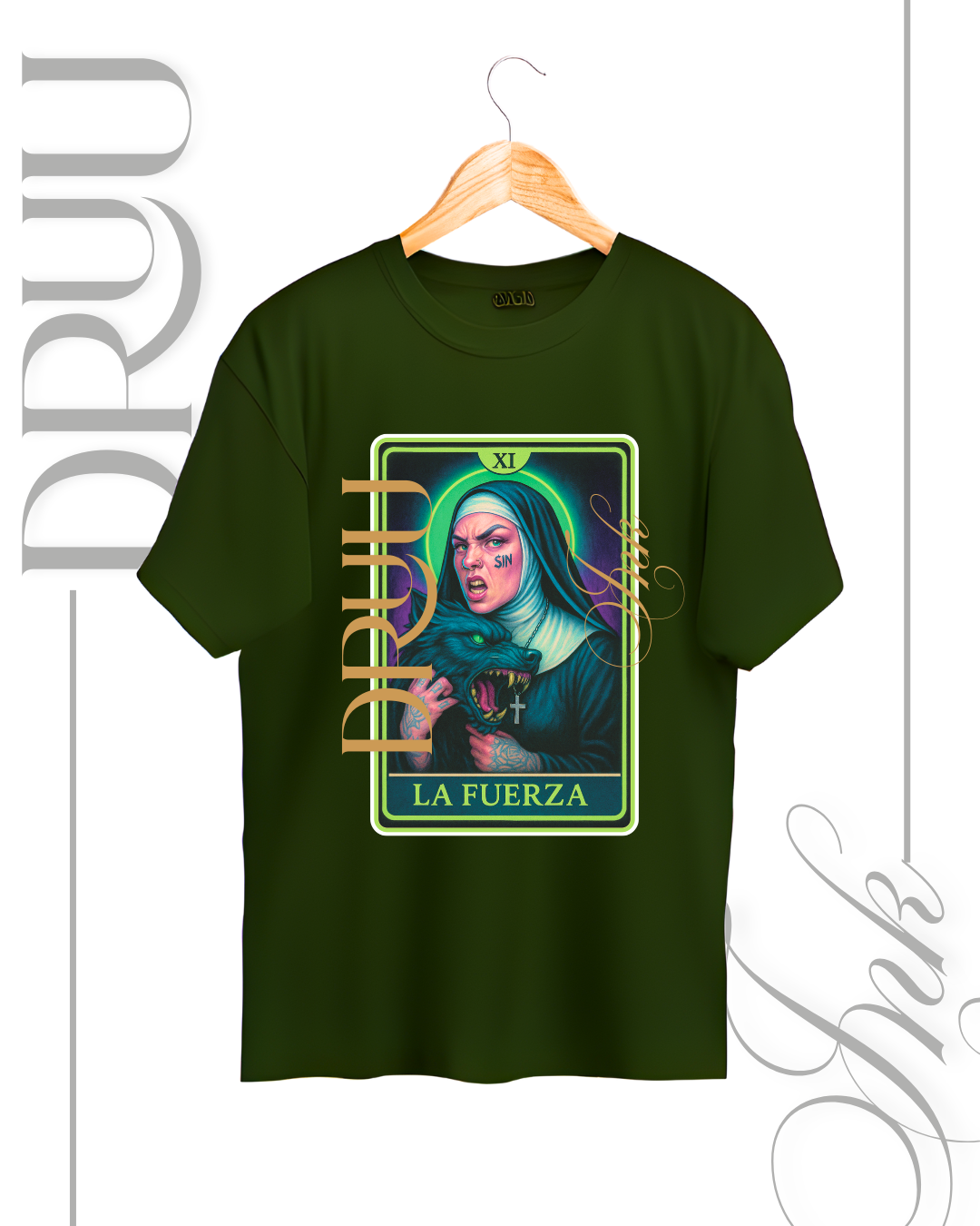 Playera tipo Oversize – Monja Rebelde “La Fuerza Bis”