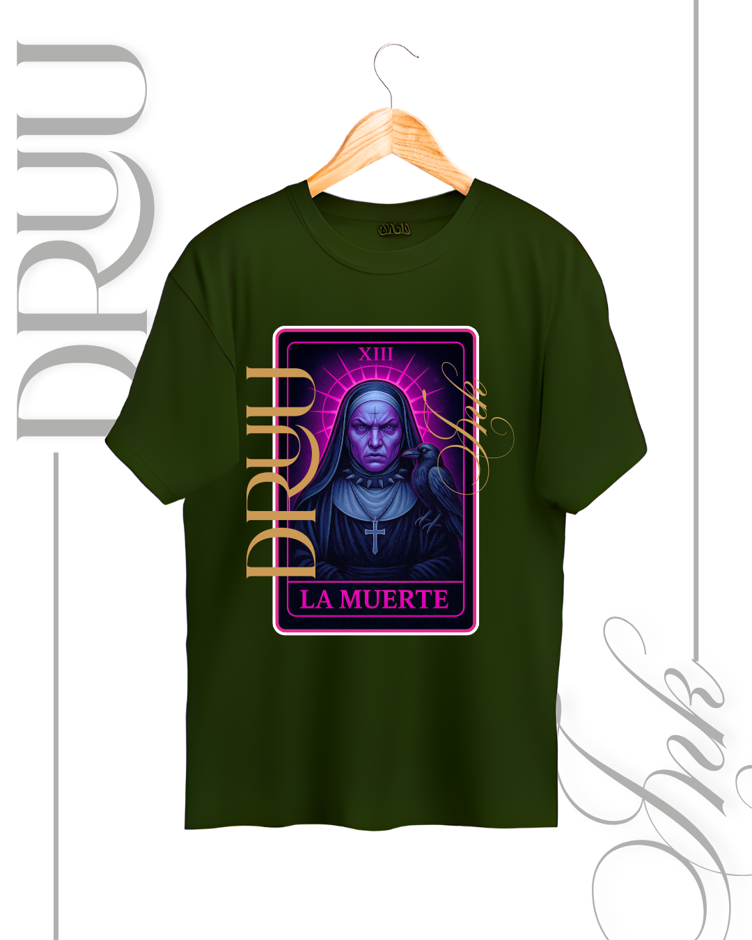 Playera tipo Oversize – Monja Rebelde “La Muerte”