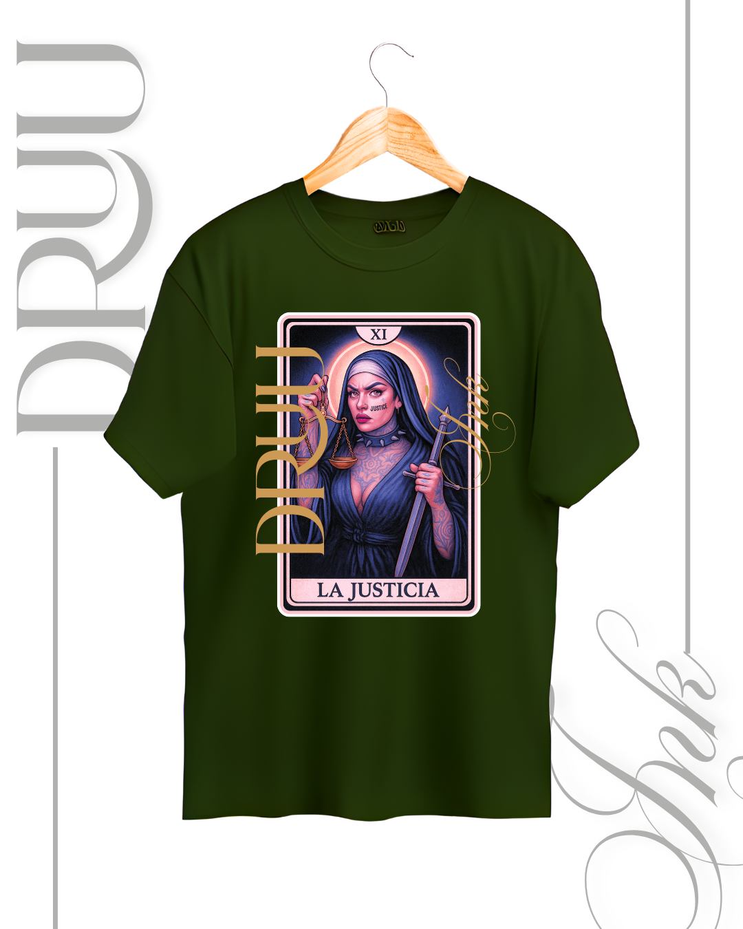Playera tipo Oversize – Monja Rebelde “La Justicia Bis”