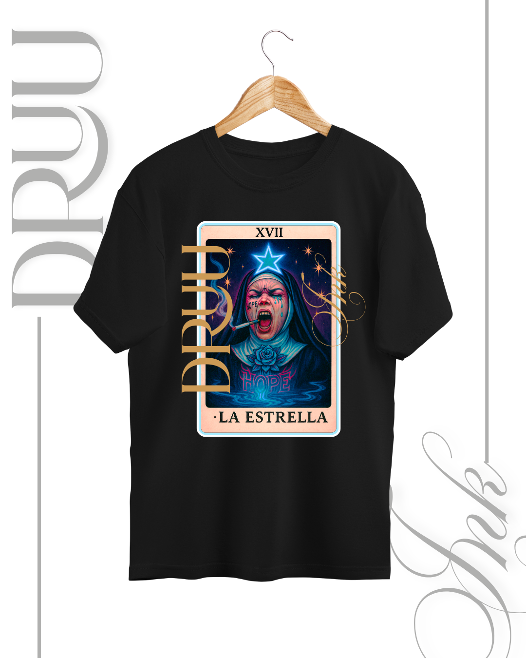 Playera tipo Oversize – Monja Rebelde “La Estrella”