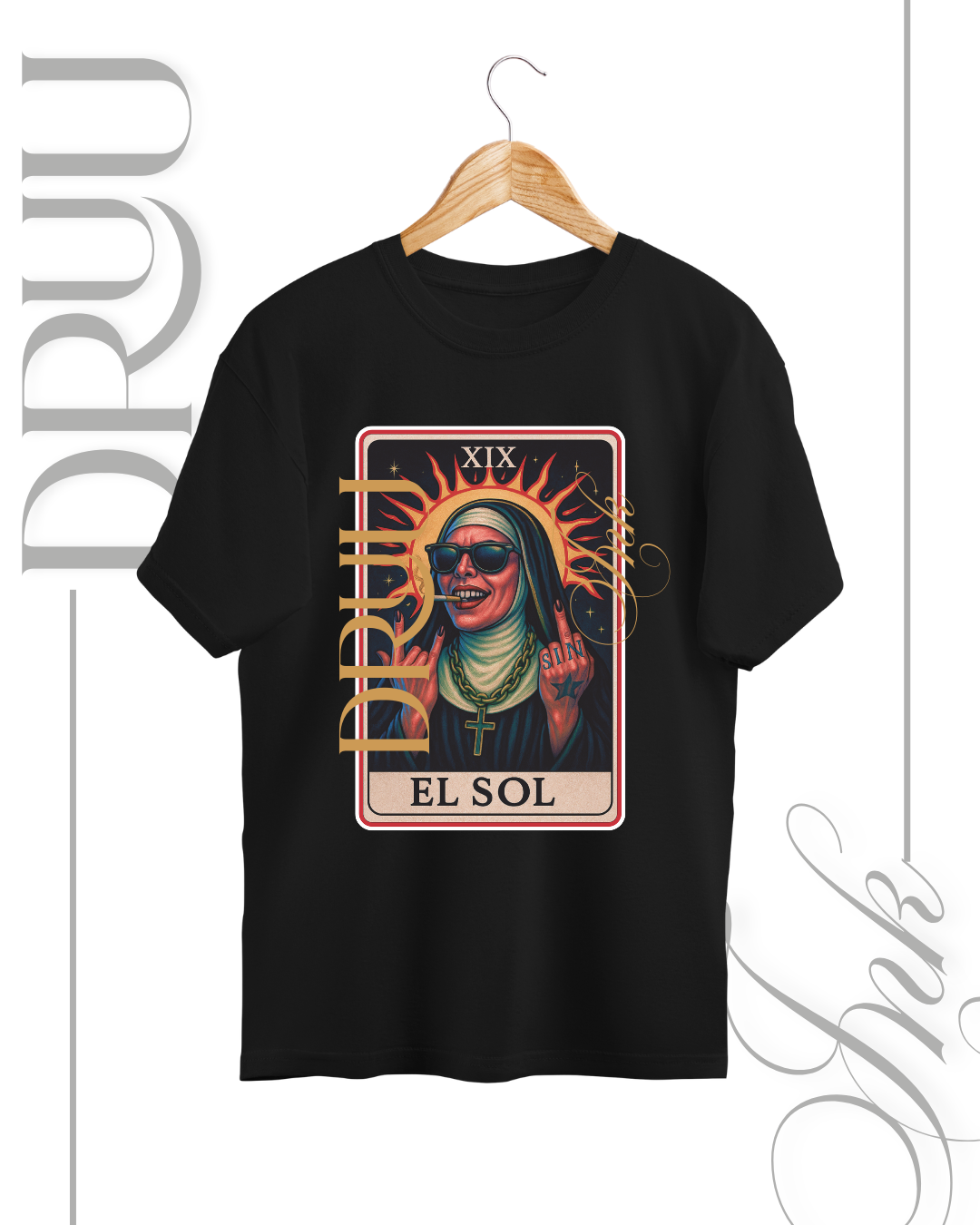Playera tipo Oversize – Monja Rebelde “El Sol”