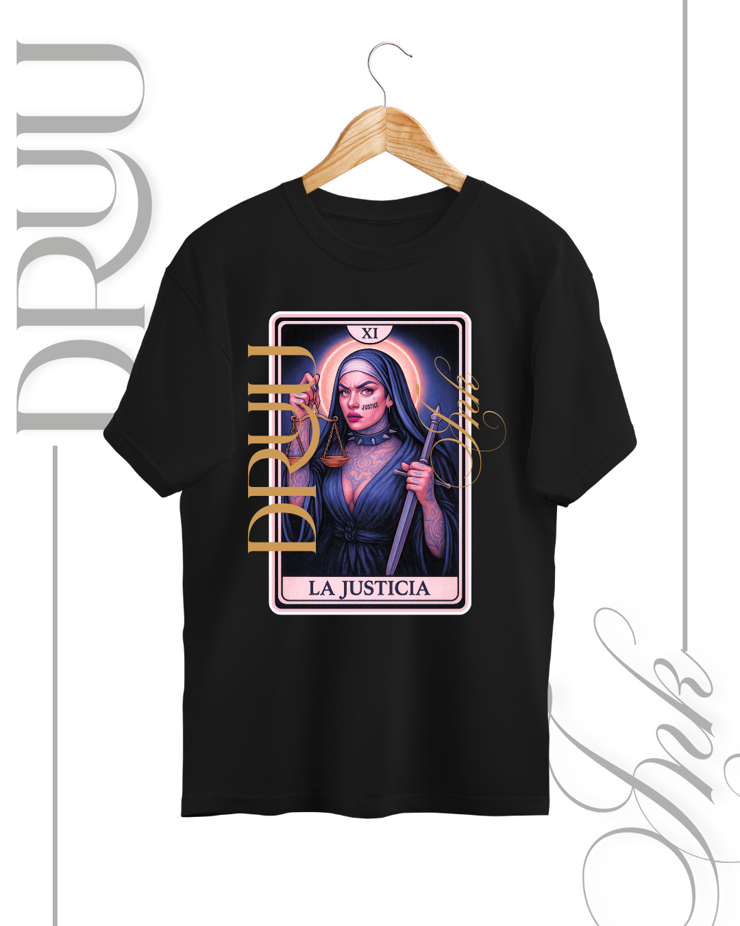 Playera tipo Oversize – Monja Rebelde “La Justicia Bis”
