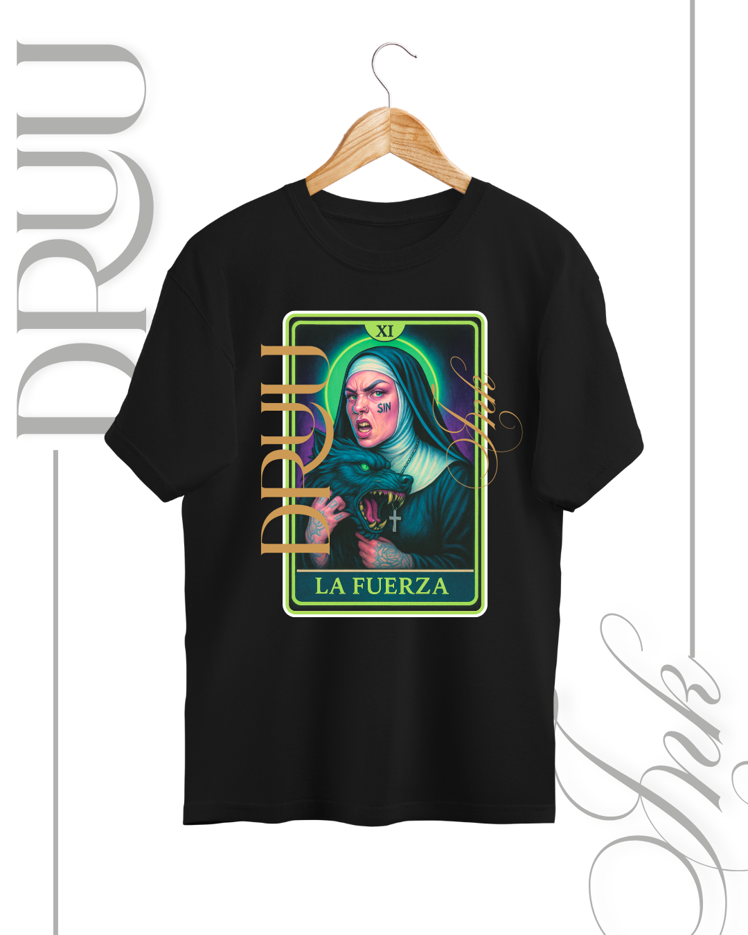 Playera tipo Oversize – Monja Rebelde “La Fuerza Bis”