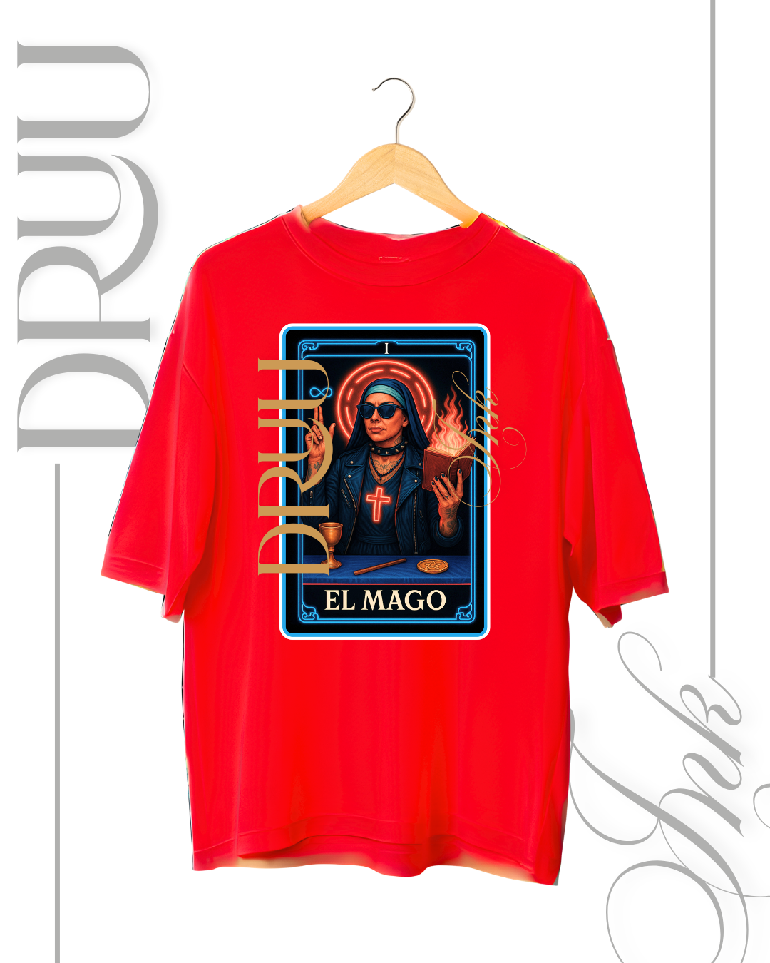 Playera tipo Oversize – Monja Rebelde “El Mago Bis”