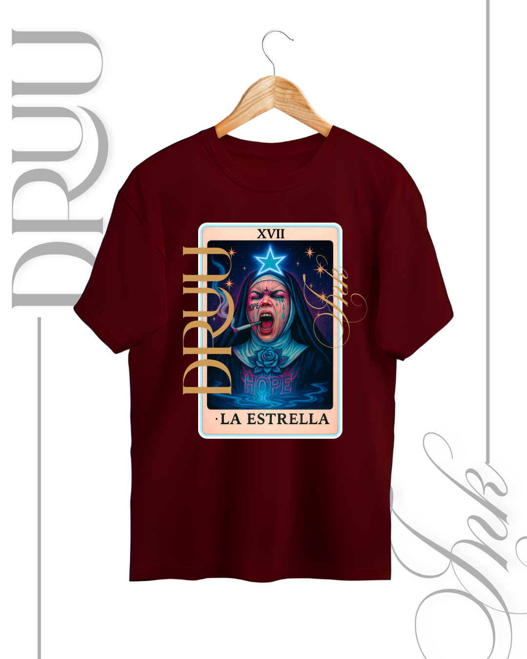Playera tipo Oversize – Monja Rebelde “La Estrella”