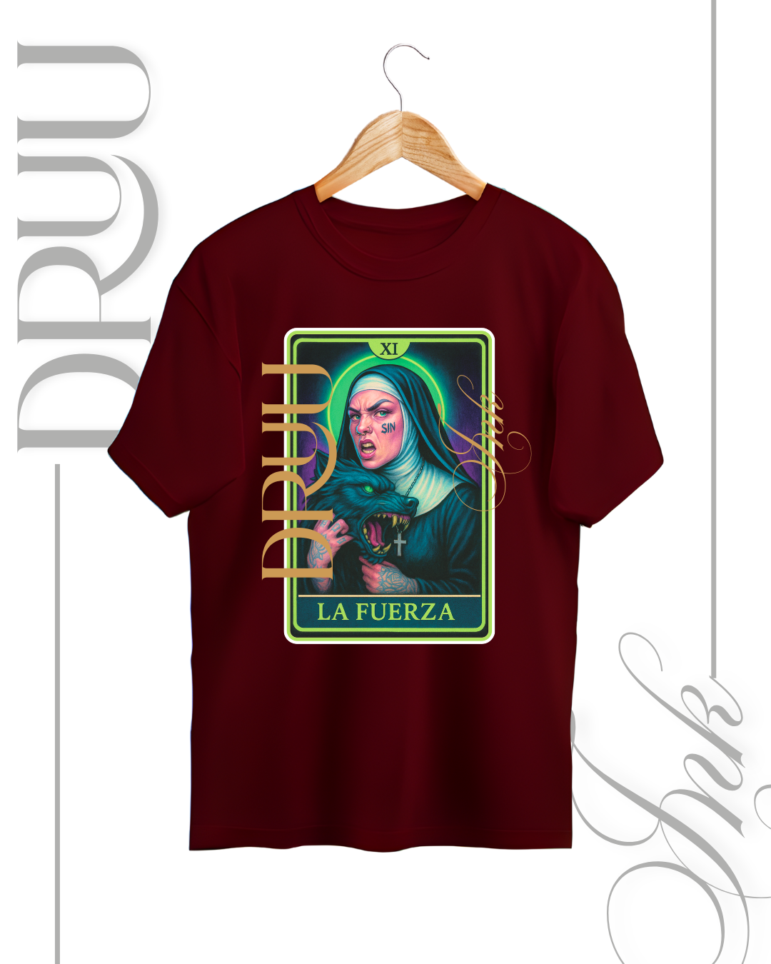 Playera tipo Oversize – Monja Rebelde “La Fuerza Bis”